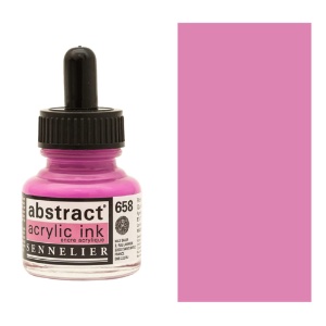 Sennelier Abstract Acrylic Ink 30ml Quincridone Pink