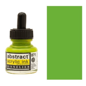 Sennelier Abstract Acrylic Ink 30ml Bright Yellow Green