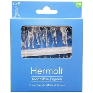 Hermoli Walking Clear Model Figure 9 Pack 1:50 1/4"