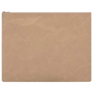 SIWA A5 Paper Zipper Pouch 8.5"x11.25" Brown