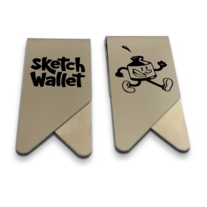 Sketch Wallet Small Clips 2 Pack