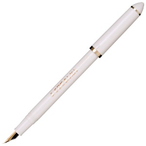 Sailor Fude De Mannen 40 Degree Fountain Pen Pearl White