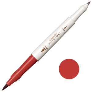 Sailor Pen Shikiori Twin Tip Marker Red Brown 218