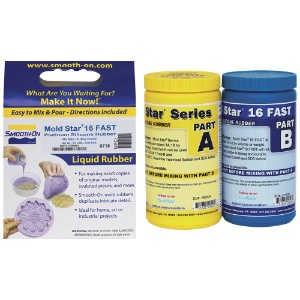 Smooth-On Mold Star 16 FAST Platinum Silicone Rubber Kit