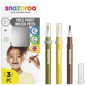 Snazaroo Face Paint Brush Pens Pack Jungle