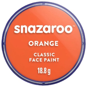 Snazaroo Classic Face Paint 18ml Orange