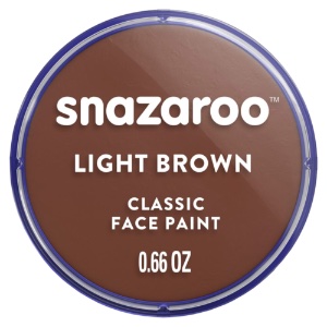 Snazaroo Classic Face Paint 18ml Light Brown