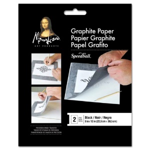 Mona Lisa Graphite Paper 9"x12" Black