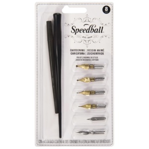 Speedball Lettering Pen 8 Set Cartooning