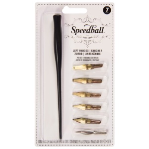 Speedball Lettering Pen 7 Set Left-Handed