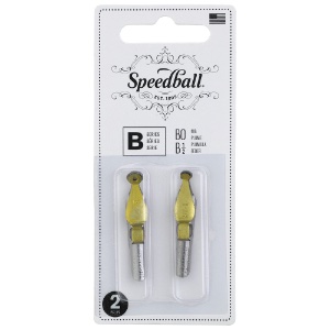 Speedball B-Series Artist Pen Nib 2 Pack #B0/B1/2