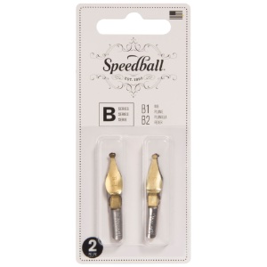 Speedball B-Series Artist Pen Nib Twin Pack #B1/B2