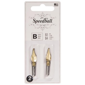 Speedball B-Series Artist Pen Nib 2 Pack #B3/B4
