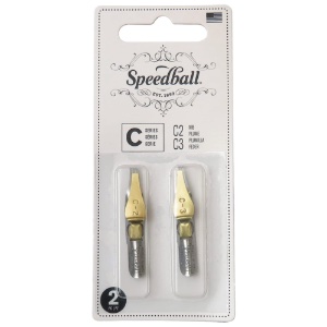 Speedball C-Series Artist Pen Nib Twin Pack #C2/C3
