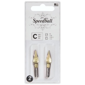 Speedball C-Series Artist Pen Nib 2 Pack #C4/C5