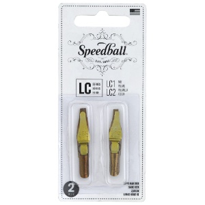 Speedball Left Hand Pen Nib 2 Pack LC1/LC2