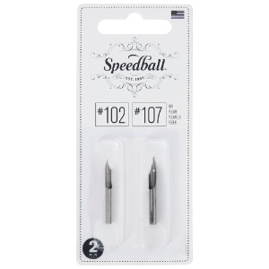 Speedball Artists Pen Points - Twin Pack 102/107