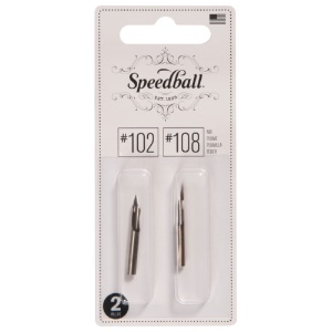 Speedball Artists Pen Points - Twin Pack 102/108