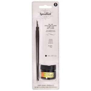 Speedball Pen & Ink Set Black