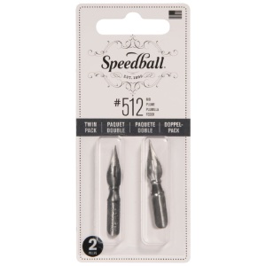 Speedball Twin Pack Pen Nibs #512