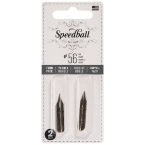 Speedball Twin Pack Pen Nibs #56