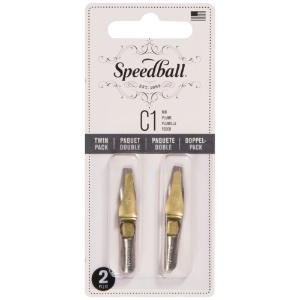 Speedball C-Series Artist Pen Nib Twin Pack #C-1