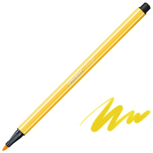 Stabilo Pen 68 Premium Felt-Tip 1.0mm Yellow