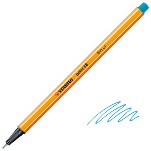 Stabilo Point 88 Fineliner Pen 0.4mm Light Blue