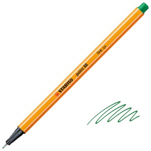 Stabilo Point 88 Fineliner Pen 0.4mm Green