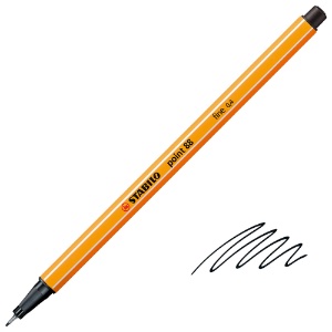 Stabilo Point 88 Fineliner Pen 0.4mm Black