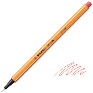 Stabilo Point 88 Fineliner Pen 0.4mm Rust Red