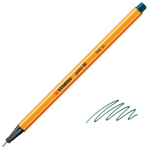 Stabilo Point 88 Fineliner Pen 0.4mm Pine Green