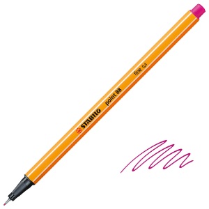 Stabilo Point 88 Fineliner Pen 0.4mm Pink