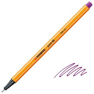 Stabilo Point 88 Fineliner Pen 0.4mm Lilac