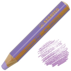 Stabilo Woody 3-in-1 Water-Soluble Wax Pencil Pastel Lilac