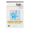 Seth Cole Cross Section 4x4 Grid Graph Paper Pad 40 Sheets 17"x22"