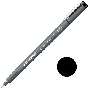 Staedtler Pigment Liner Pen 0.1mm Black