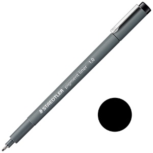 Staedtler Pigment Liner Pen 1.0mm Black