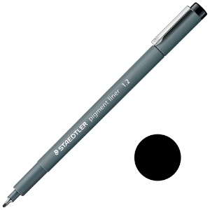 Staedtler Pigment Liner Pen 1.2mm Black