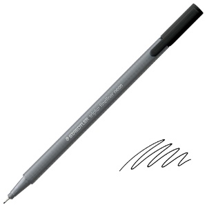 Staedtler Triplus Fineliner Pen 0.3mm Black