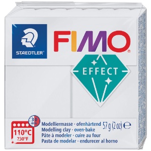 Staedtler Fimo Effect Polymer Clay 2oz Translucent White