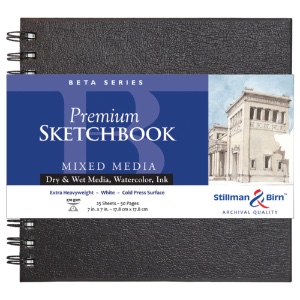 Beta Series Wirebound Sketchbook - 7x7