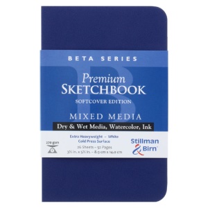 Beta Series Softcover Sketchbook, Portrait - 3.5x5.5
