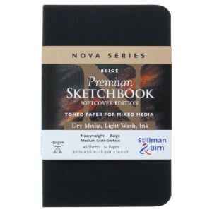 Stillman & Birn Nova Series Toned Softcover Sketchbook 3.5"x5.5" Beige