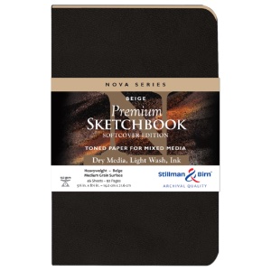 Stillman & Birn Nova Series Toned Softcover Sketchbook 5.5"x8.5" Beige