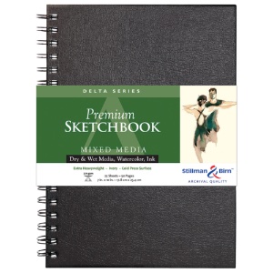 Delta Series Wirebound Sketchbook - 7x10