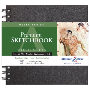 Delta Series Wirebound Sketchbook - 7x7