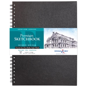 Epsilon Series Wirebound Sketchbook - 9x12