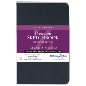 Zeta Series Softcover Sketchbook, Portrait - 5.5x8.5