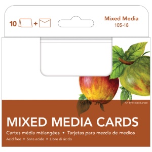 Mixed Media Cards - 3.5x 4.875 Pack of 10